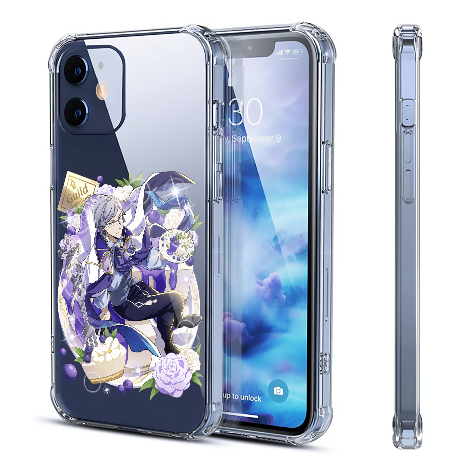 （画像用） 文豪ストレイドッグス Bungo Stray Dogs 【iPhone 12シリーズ対応】透明スマホケース（クリアソフトケース）